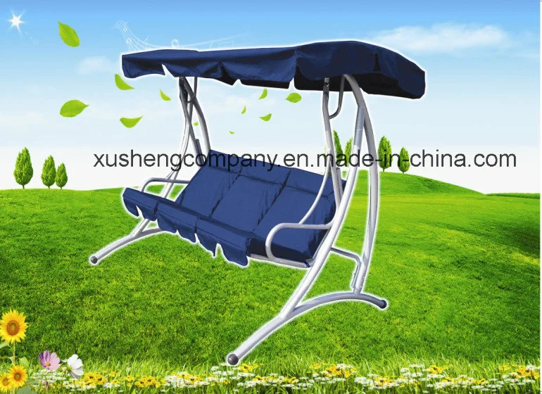 Modern Style Outdoor 3 Person Deluxe Garden Swing Chair