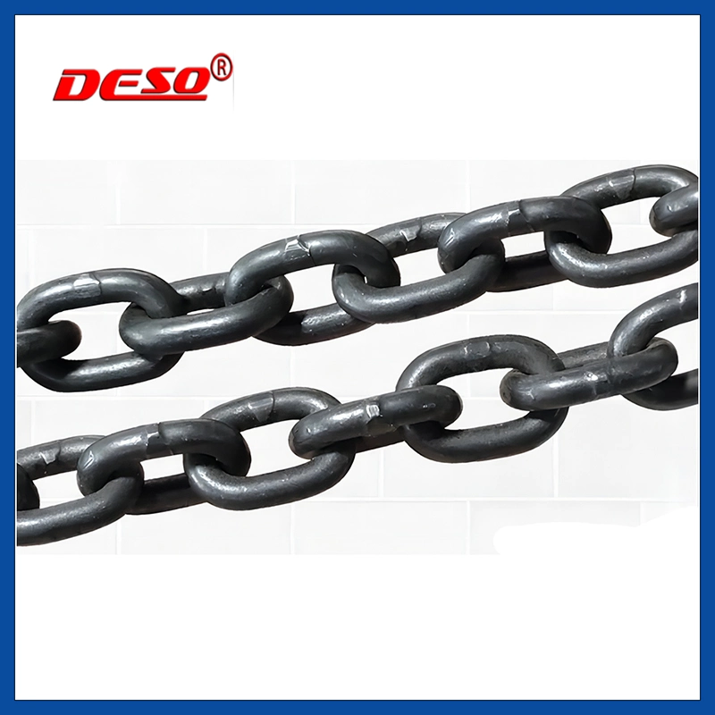 Marine Rigging Hardware G80 Lifting Welded Steel Chain with High Capacity