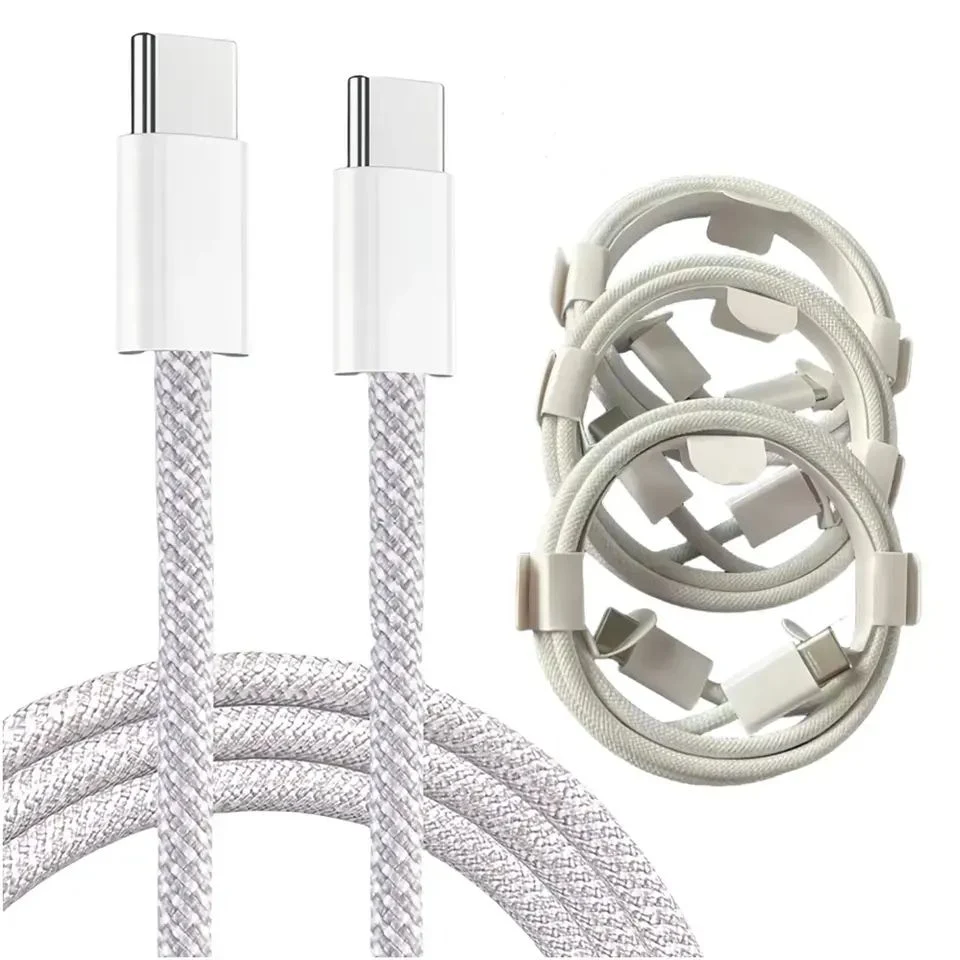 60W Original Charger Cable for Ios Type C to Type C Braided Cable for I Phone 15 PRO Max Popular Buyers 1m