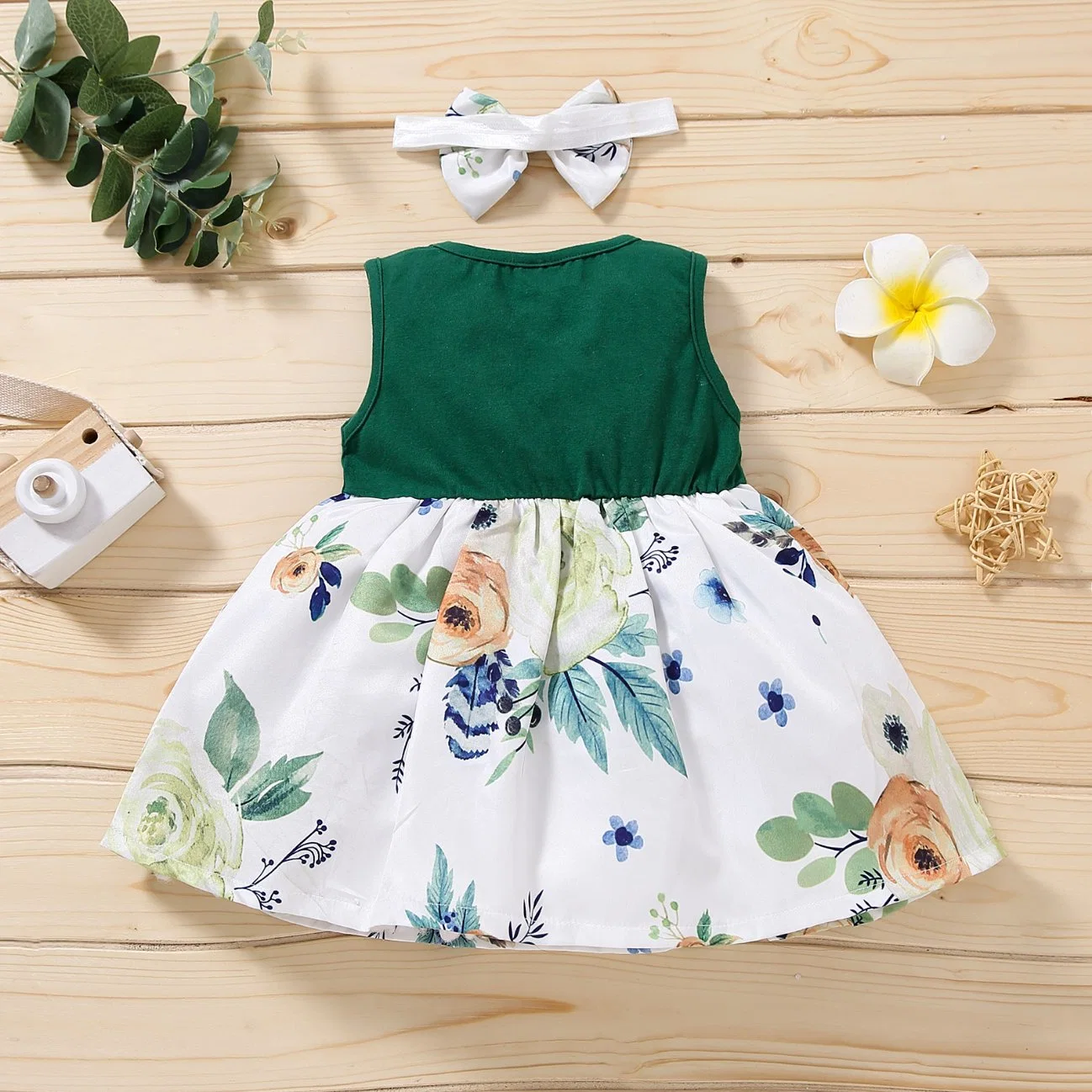 Fashion Children Clothes Summer Cotton Baby Girl Dresses Comfortable Girls Clothing