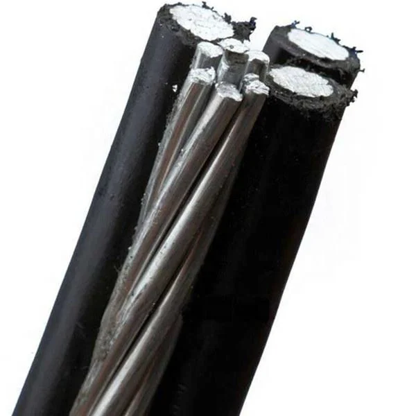 Cable aislado de PVC XLPE 4*25mm 4*16mm 4*2,5mm 4*95mm Cable ABC