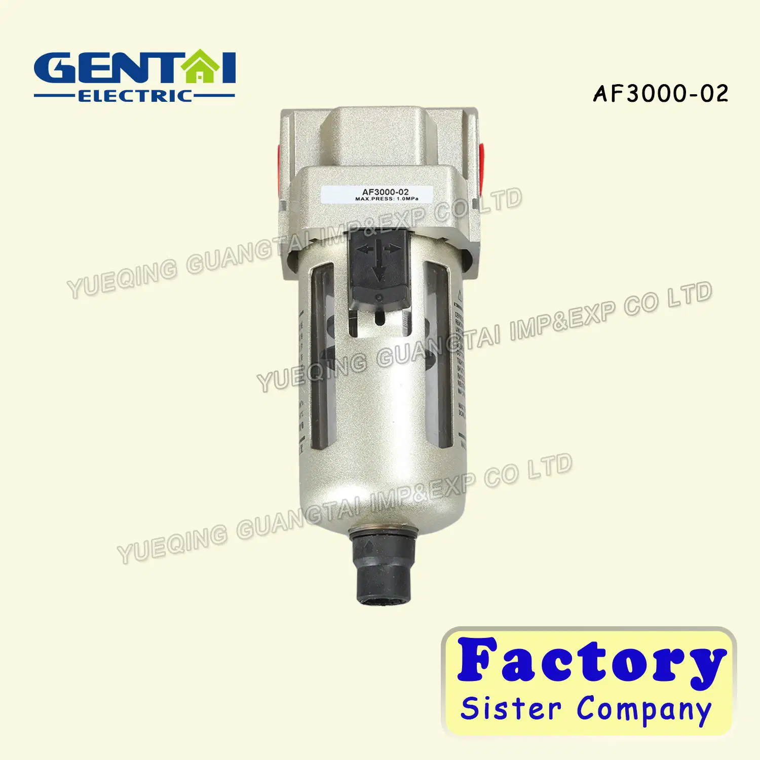 AC5010-06 Pnecumatic Two Units Frl Combination Air Filter Regulator & Lubricator