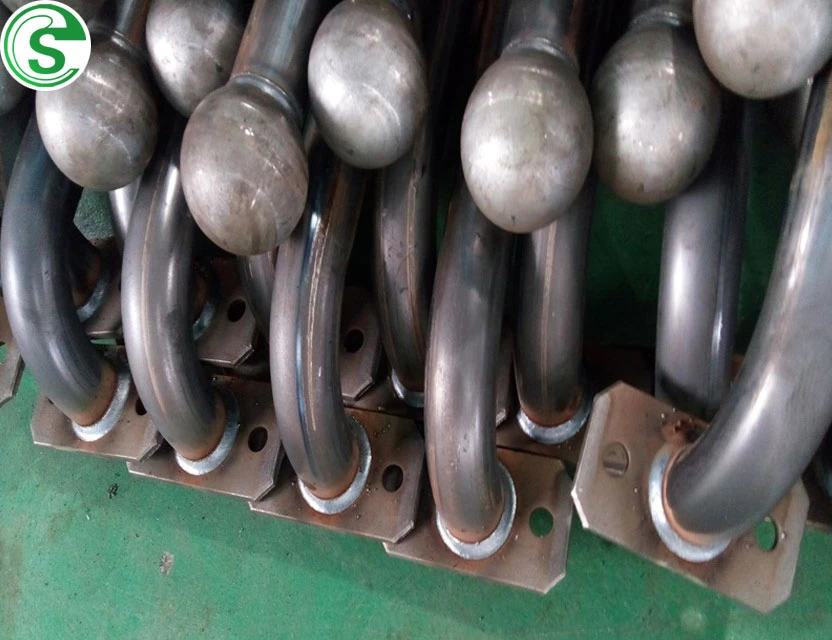 Low Carbon Steel Ball Joint Handrail Posts