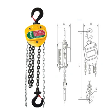 Hs-Vt Type Lifting Block 3 Ton Chain Hoist