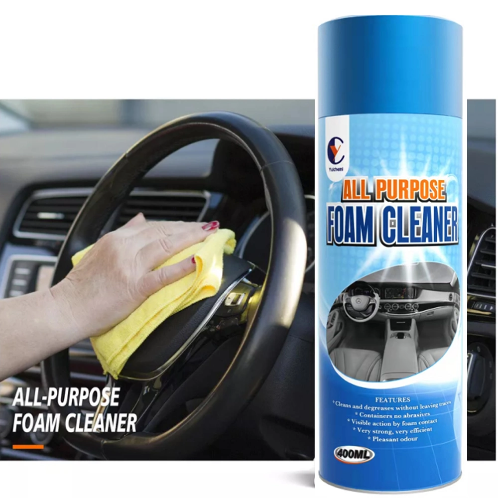 Car Cleaning Spray Multi-Purpose Foam Cleaner Multifunction Foam Cleaner with Brush