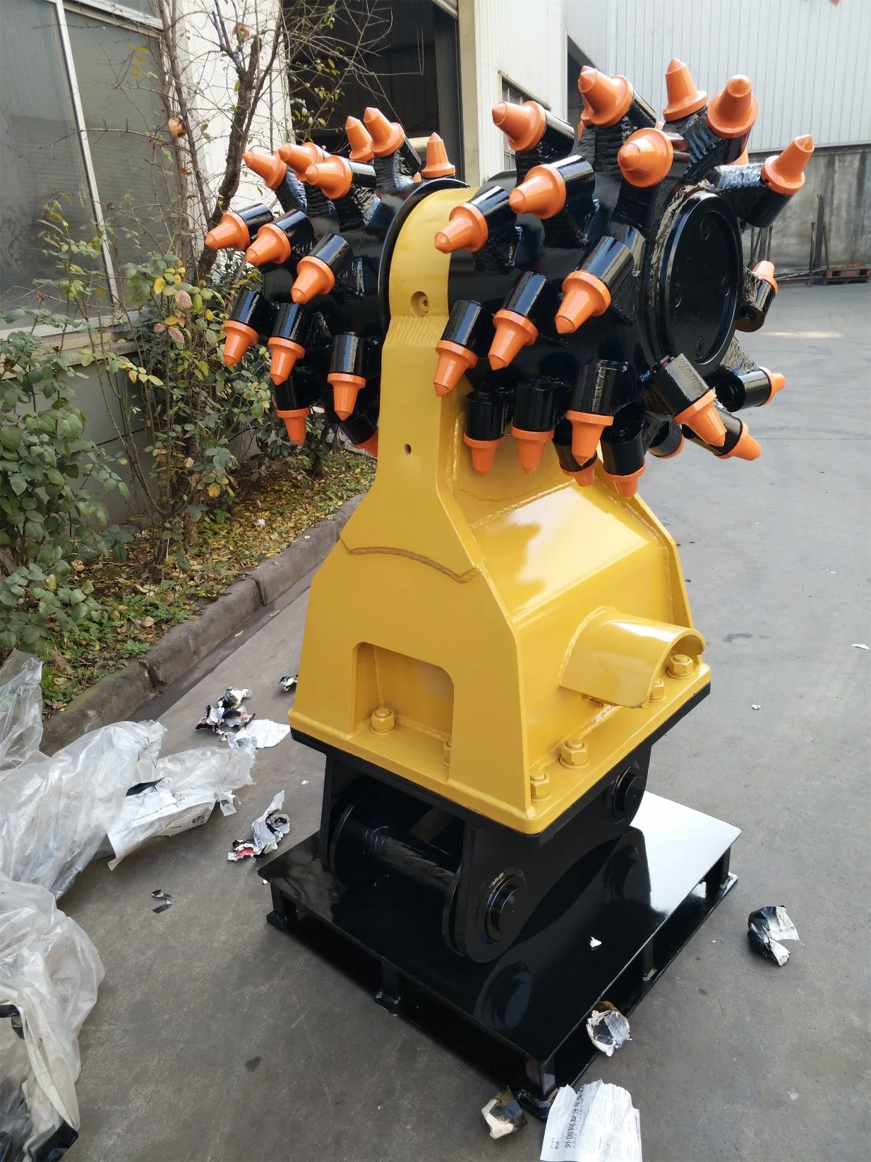 20t Excavator Drumcutters Double Head Drum Cutter Rock Grinders