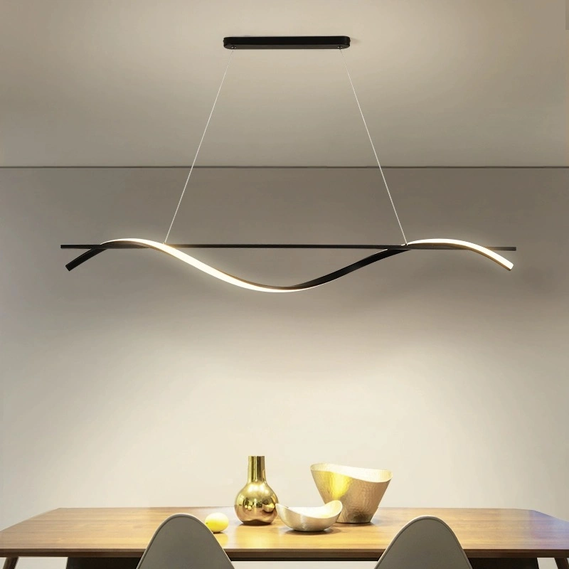 Smart Control lumière carrée à suspendre réglable de plafond lustre LED Lampe