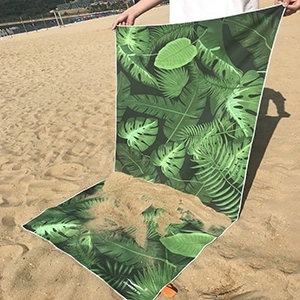 Microfiber Beach Towels for Adults, Sand Proof Free Quickiy Dry Lightweight Personalized Blanket for Outdoor Swim Pool Camping Travel Accessories Essentials