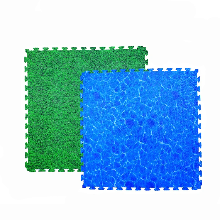 12mm Thickness EVA Foam Floor Wood Effect Interlocking Gym Play Home Workout Soft Tiles