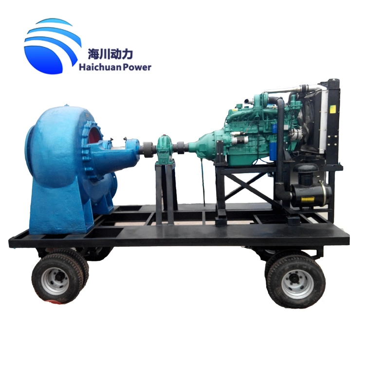 Mobile Diesel Water Pump with Trailer