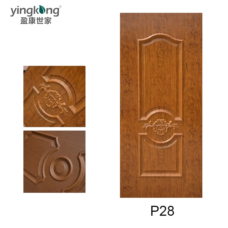 WPC Door Panel Laminated with High quality/High cost performance PVC Film Waterproof