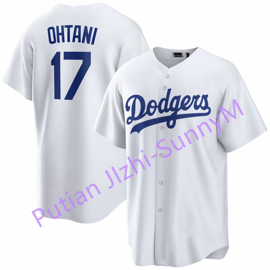 Großhandel/Lieferant Dropshipping Männer Los Angeles Dodgers Shohei Ohtani White Home Replica Player Trikot Authentic Limited Player Trikot