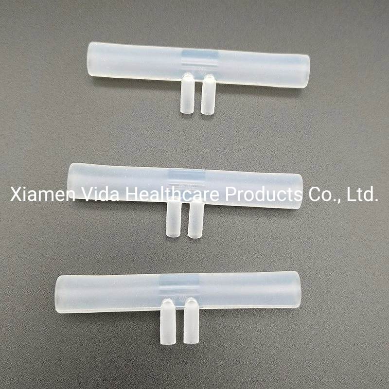 Nasal Oxygen Cannula Silicone Standard Prongs and Elbow Connectors Nasal Prongs for CPAP Machine