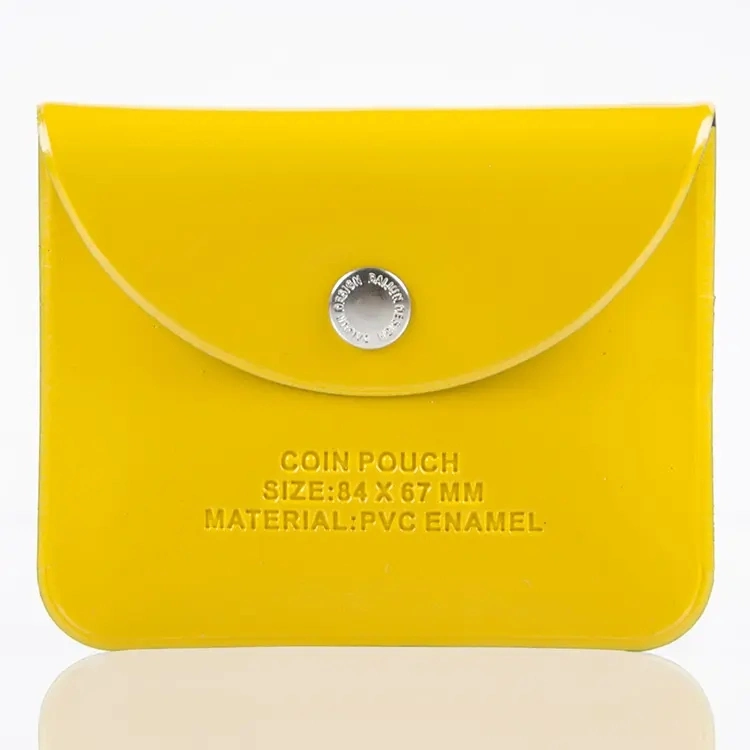 Promotion cadeaux PVC coloré pochette porte-monnaie pochette porte-monnaie sac à monnaie