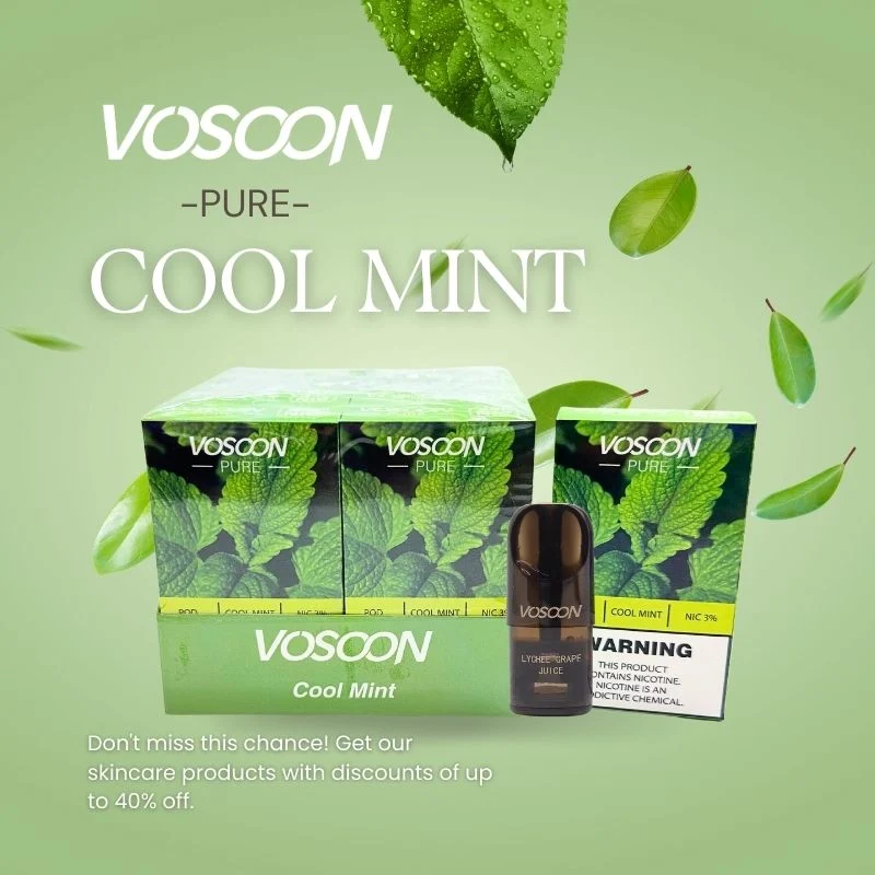 Одноразовый комплект для vape Pure Pod Vosoon 600 Puff Relx Бесконечность 2мл пустой измеритель повторно заправленный прибор Атомизатор Оптовая торговля Низкий MOQ Вап