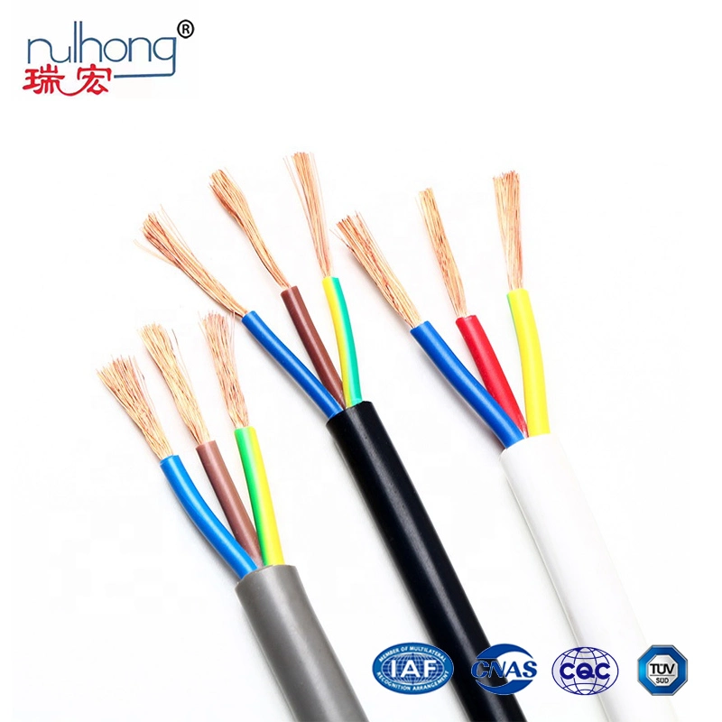 Copper Core Rvv Flexible Electric Wires for Household Connection to Outdoor Monitoring