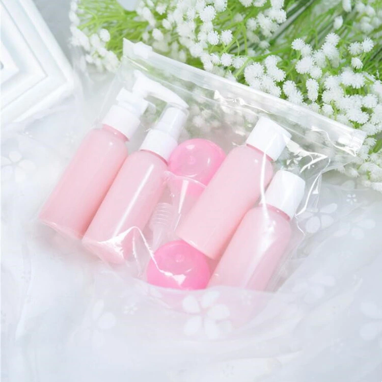 50ml Portable Cosmetic Travel Kit Shampoo Bottle Cream Jar Cosmetic Travel Spray Bottle Set