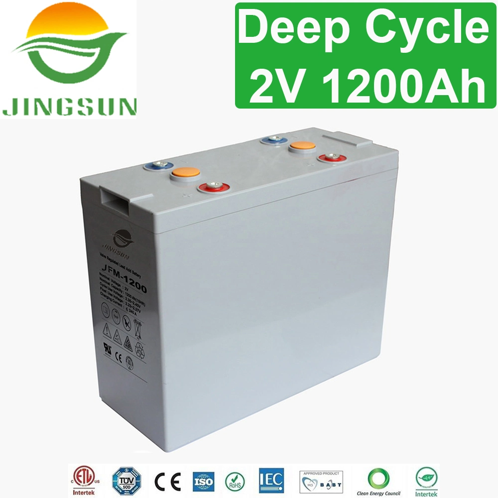 Long Service Life Deep Cycle 2V 500ah UPS Battery for Power Bank