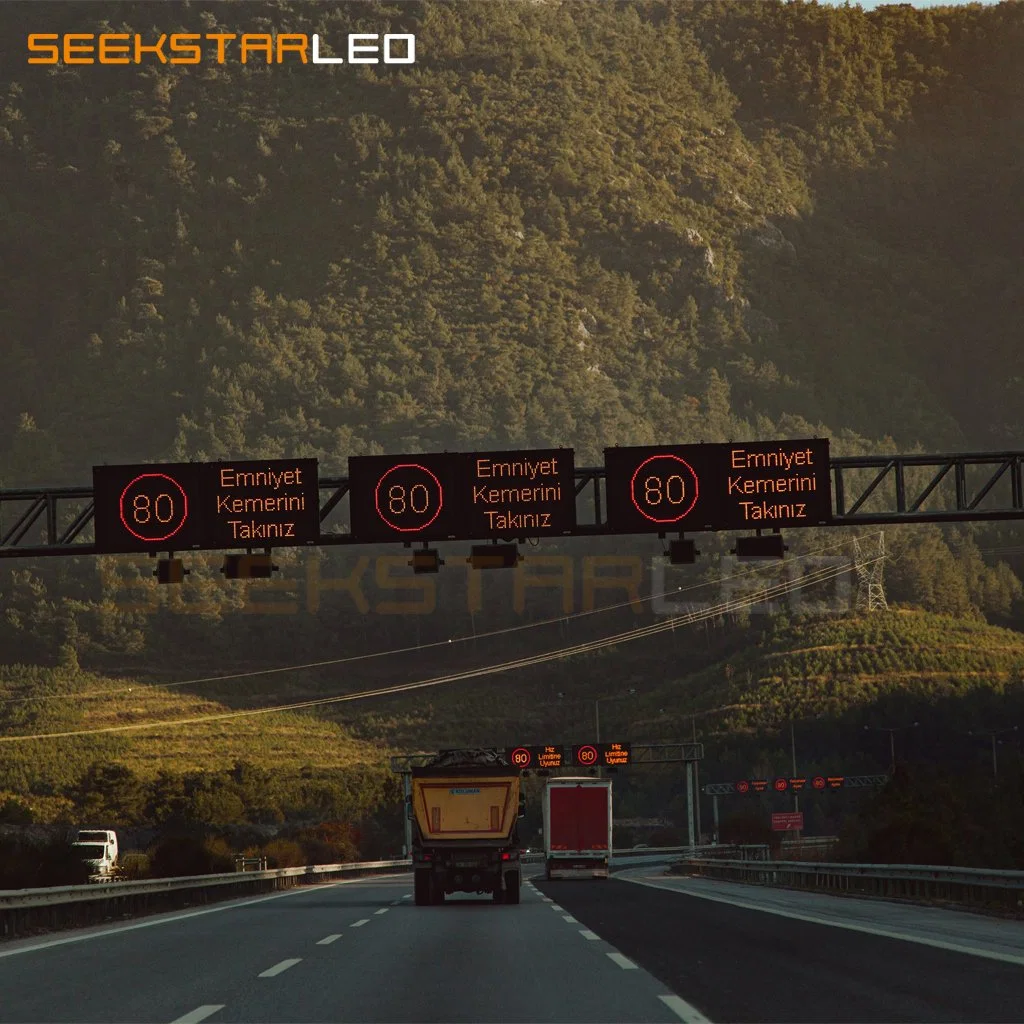 Outdoor Energy Saving Brightness Traffic Road LED Display Message Screen P16 Vms LED