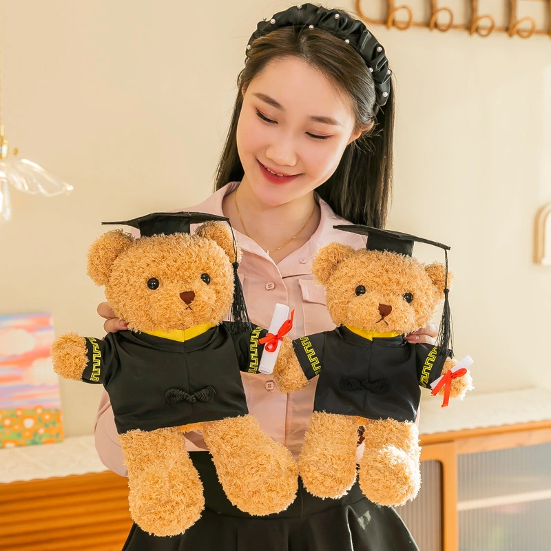 High quality/High cost performance Graduation Gift Custom Plush Stuffed Doctor Teddy Bear Toy