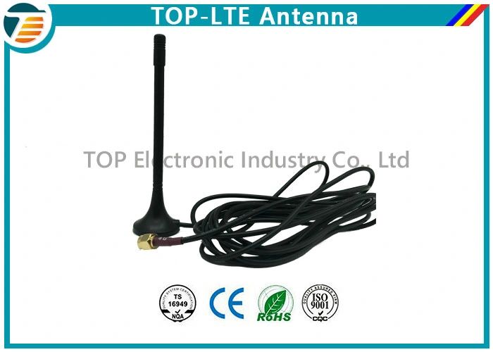 External Water Roof Magnet Lte GPS Combo Antenna Vertical Polarization Used on M2m Productions