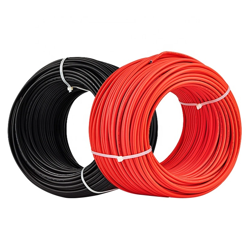 PV1-F 6mm XLPE Insulated Solar Wire Tinned Copper Core Cable DC Photovoltaic Cable Wire