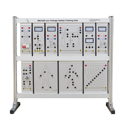 Unité de formation de sécurité faible Votage Matériel de laboratoire de l'enseignement de l'équipement électrique Matériel éducatif