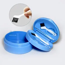 Custom Dental Lab Denture Box/ Circle Retainer Case with Mirror