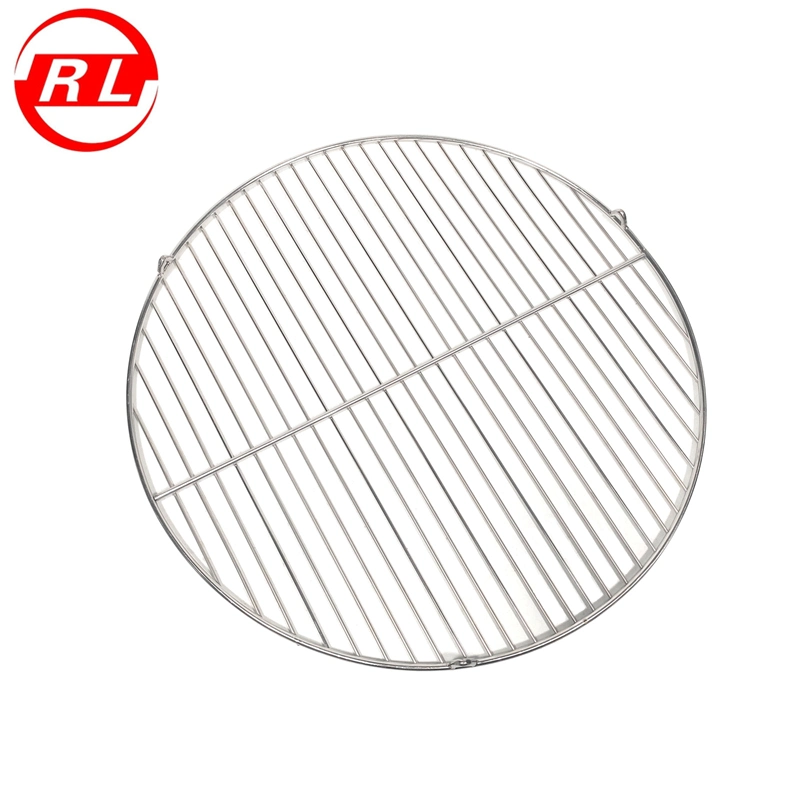 Sliver circulaire clôture en acier inoxydable Grill Net pour barbecue en plein air