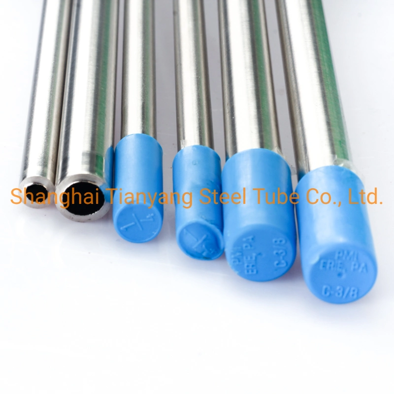 ISO TUV PED Factory High Precision Cold Drawn Cold Rolled Seamless Stainless Steel Ba Bright Anneal Tube