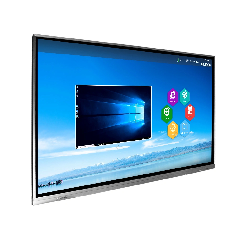 75inch LCD Wall Mounted Touch Screen Display Education and Conference Digital Whiteboard