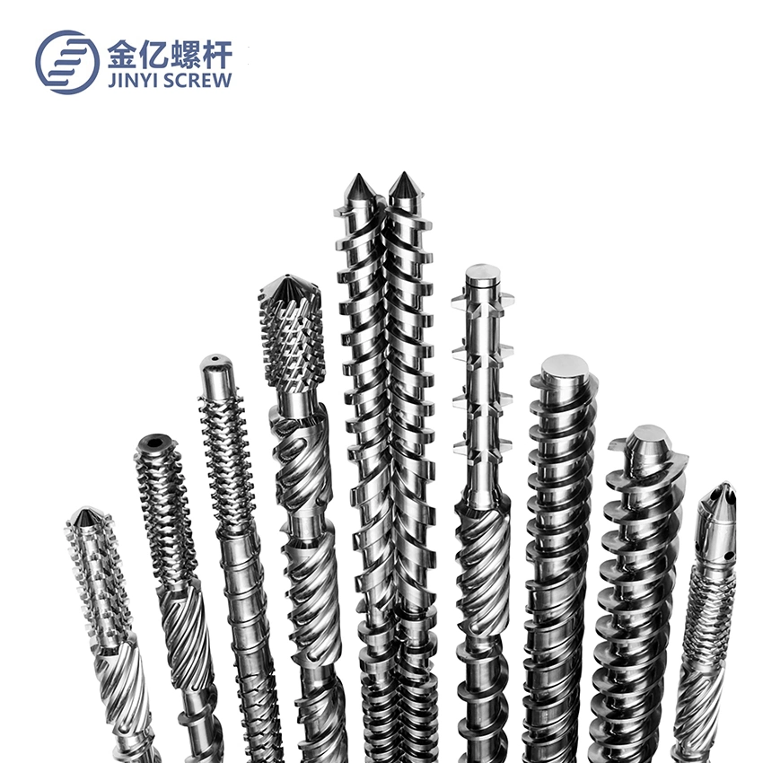 Pipe Extrusion Screw Barrel Bimetallic Chromed Treatment