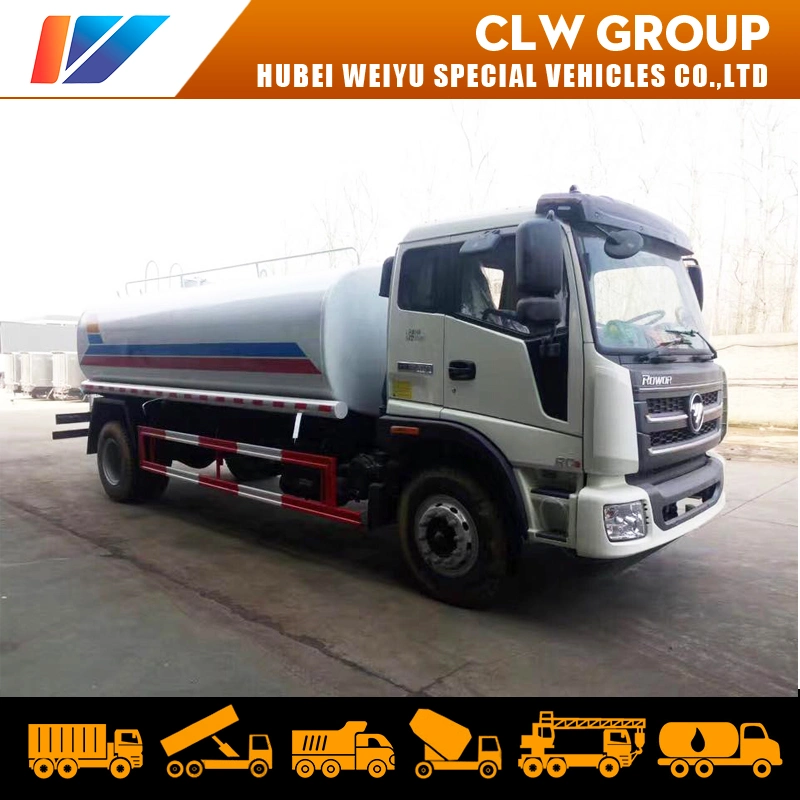 Foton 12m3 12000liters 15000liters Water Tank Bowser Truck Hot Sales Fire Fighting