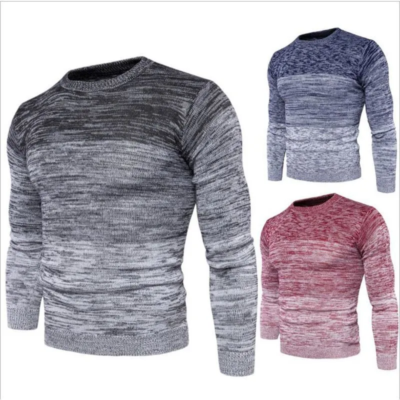 Мода мужчин оптовые дешевле пользовательский цвет смеси высокого качества трикотажных изделий швейной Pullover трикотажные свитер
