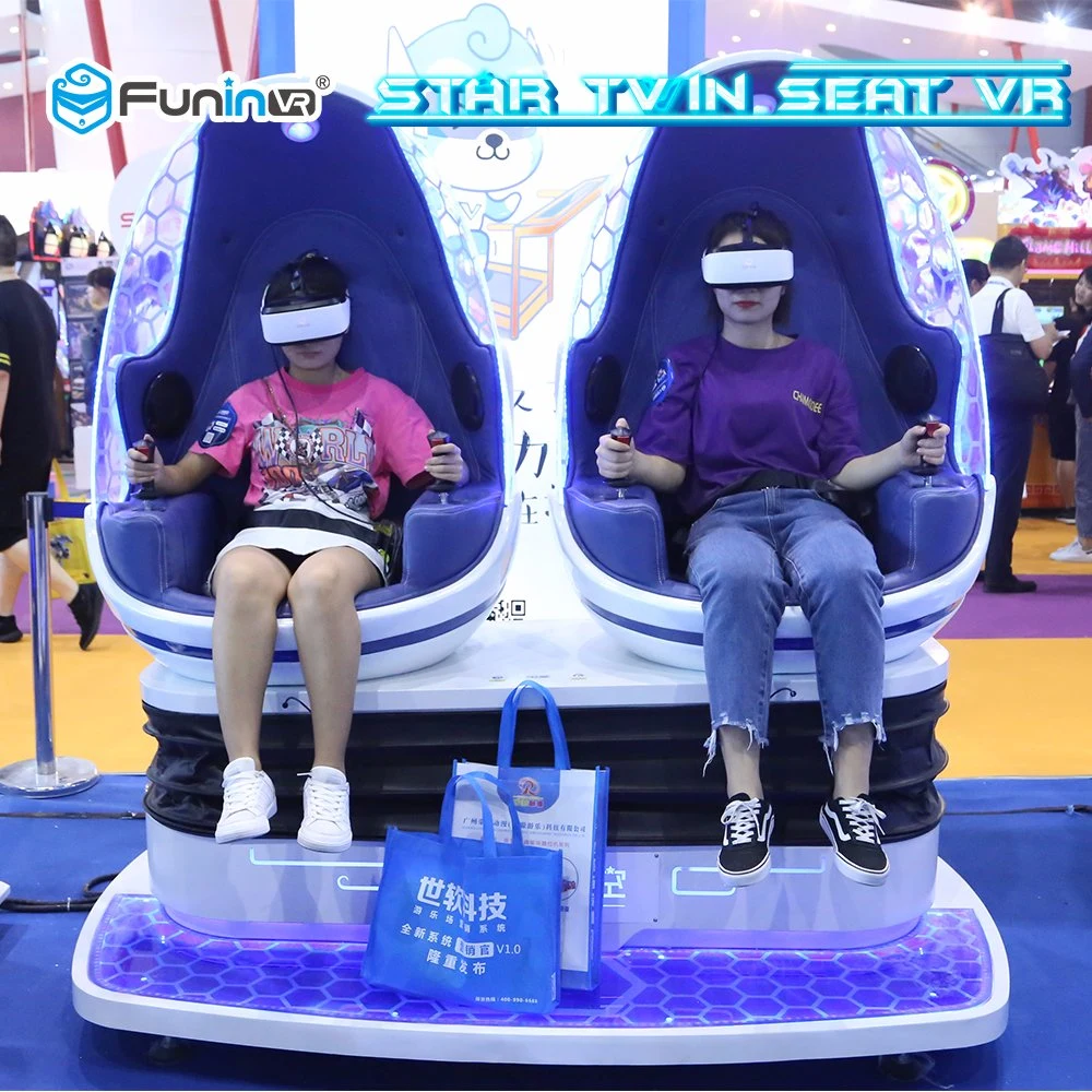 Hot Sale deux sièges interactif simulateur RV Star Twin Vr de siège pour l'Amusement Park