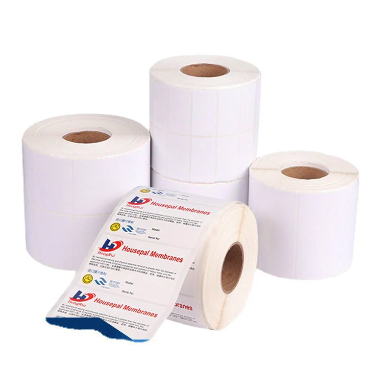 Self-Adhesive Labels Blank Direct Thermal Barcode Paper Labels Sticker Roll