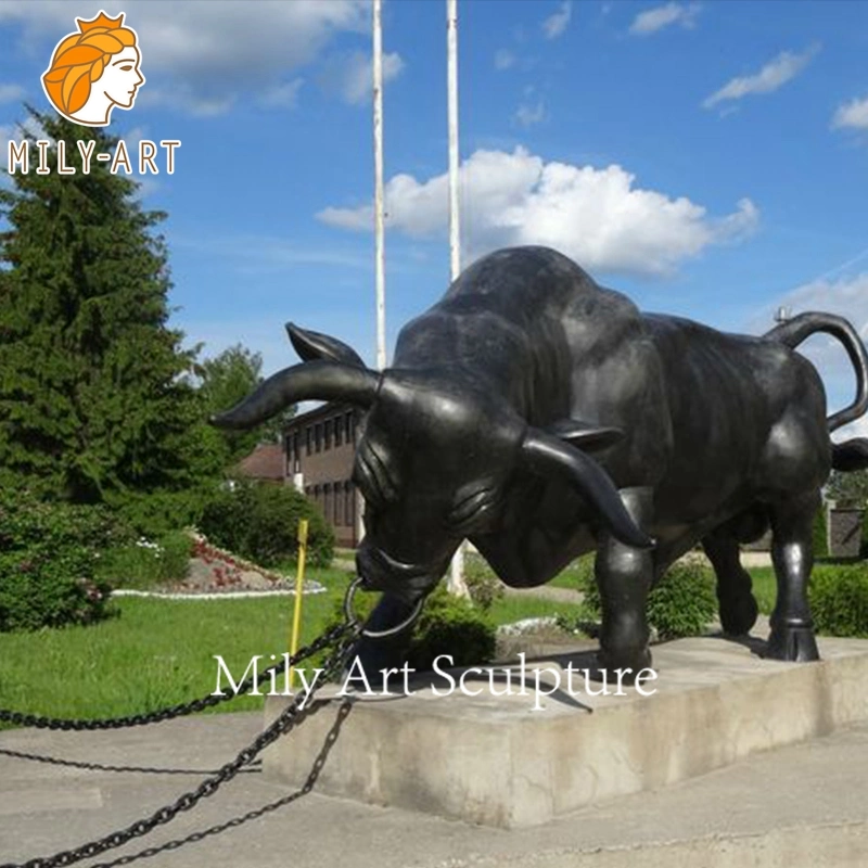 Modern Outdoor Casting Animal Bronze Bull Sculpture