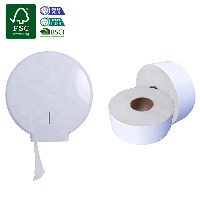 Virgin Wood Pulp Commercial Jumbo Roll Toilet Tissue Paper