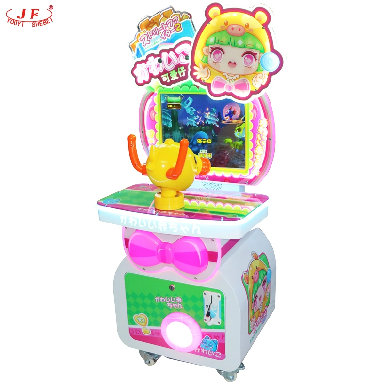 Cute Baby Speed Forest 2 Coin Operated Skate Parkour Game Dispense Capsule Toy Kiddie Kids Video Acrade Game Machine