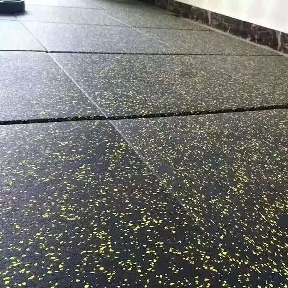 Seguridad duradera antideslizamiento Gimnasio Área de juegos Pasarela sótano Alfombra de baldosa de goma