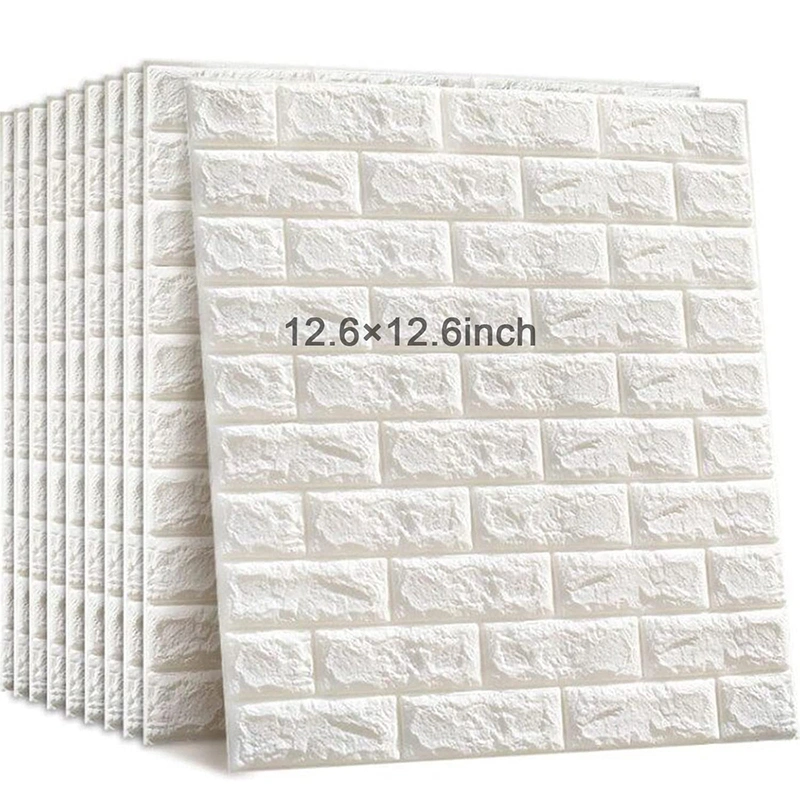 Foam 3D Brick Wall Sticker Self Adhesive Wallpaper Panel Home Decor Room DIY