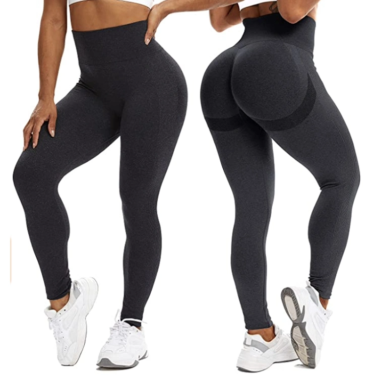 Usine Tianchen OEM et ODM Salle de Gym Fitness de l'entraînement des vêtements de compression serré Pantalon de Yoga pour les femmes, Tiktok transparente salle de gym jambières Sexy Legging Contour Design