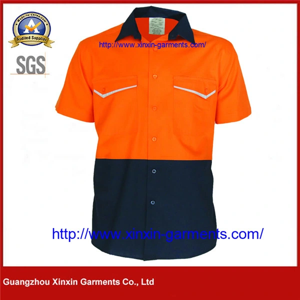 Custom Made Short Sleeve Working Apparel for Summer (W266)