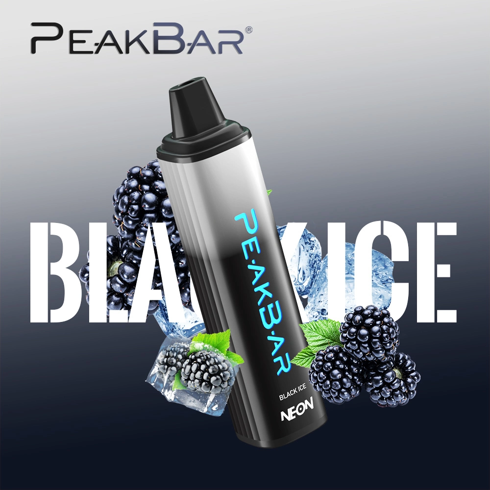 Peak Bar Vape Factory Electronic cigarette 6000 puffs LED clignotante Logo Custom Your Own Vape Pen jetable