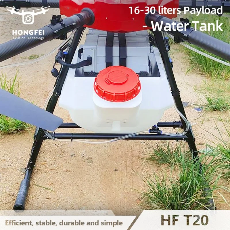 Pulverizador agrícola UAV 20L Pulverização Agro de precisão de colheita Opcional de 20L Drone (VANT