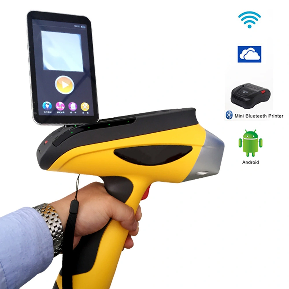 Portable Handheld Xrf Precious Metal Alloy Stainless Steel Analyzer Spectrophotometer