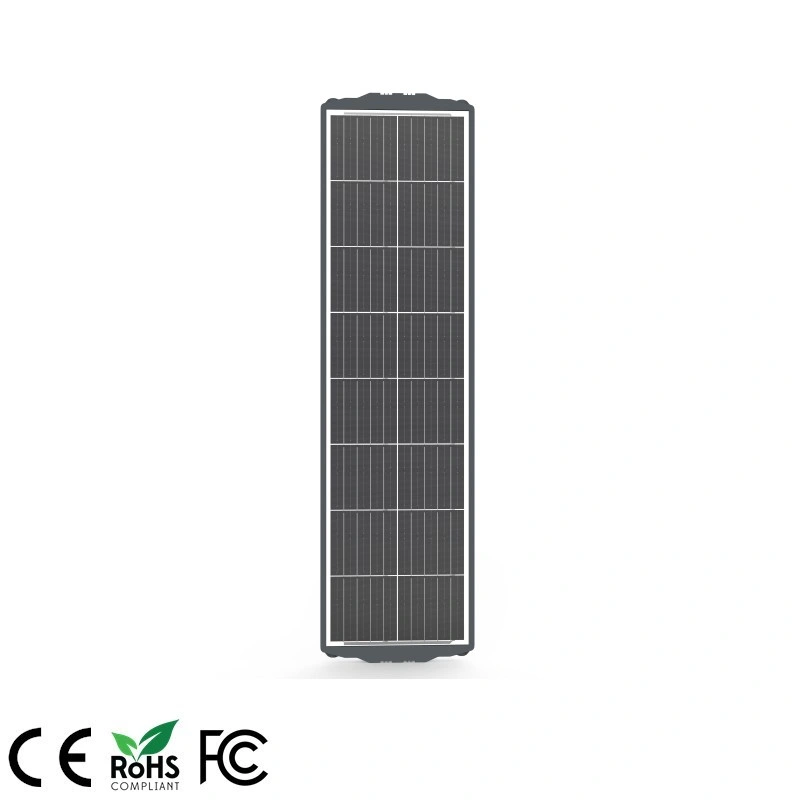 6-8m Height LiFePO4 70ah 6500lm Aluminum Housing All in One 200W Solar Street Light