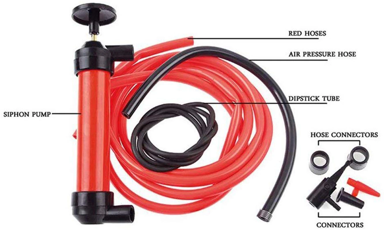 Car Portable Oil Pump for Siphon Sucker Transfer Manual Wbb12908