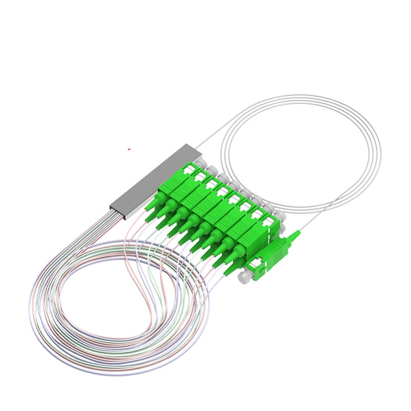 1X4 Fiber Splitter 0.9mm Sc/APC Bloackless Fiber Optical PLC Splitter