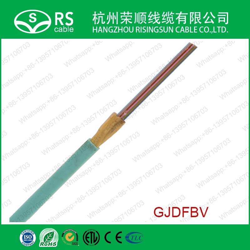 High Quality 2-12 Cores Flat Ribbon Fiber Optic Cable Gjdfbv